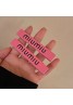 ミュウミュウ MiuMiuヘアアクセサリー 品番：X-LI-MIU-58338ラインで在庫確認とご注文の際、品番を教えてください