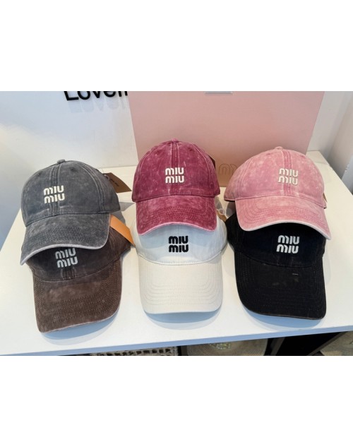 ミュウミュウ MiuMiuキャップ 品番：X-LI-MIU-59764ラインで在庫確認とご注文の際、品番を教えてください