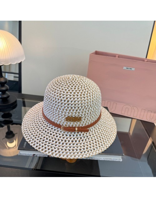 ミュウミュウ MiuMiuキャップ 品番：X-LI-MIU-59769ラインで在庫確認とご注文の際、品番を教えてください