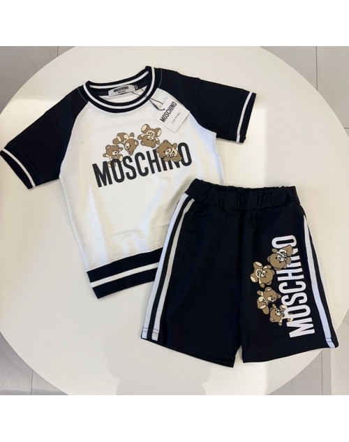 Moschino モスキーノ子供服 品番：X-LI-MOS-59630ラインで在庫確認とご注文の際、品番を教えてください