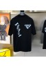 プラダ ｔシャツ 人気 短袖 黒白 2023新品 男女兼用