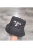 プラダ 魚師の帽子 キャップ オシャレ 刺繍logo付き 日焼け止め カジュアル 