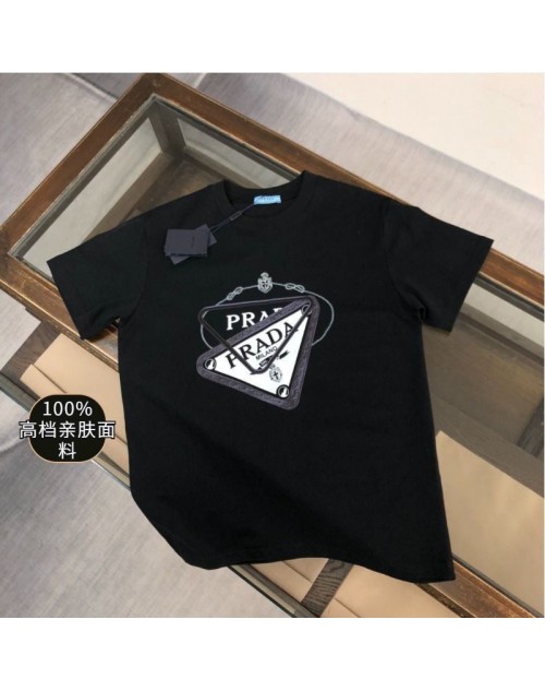 Prada プラダT恤 tシャツ 品番：X-LI-PRA-56744ラインで在庫確認とご注文の際、品番を教えてください