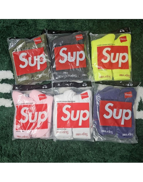 Supreme シュプリーム靴下 品番：X-LI-SUP-58302ラインで在庫確認とご注文の際、品番を教えてください